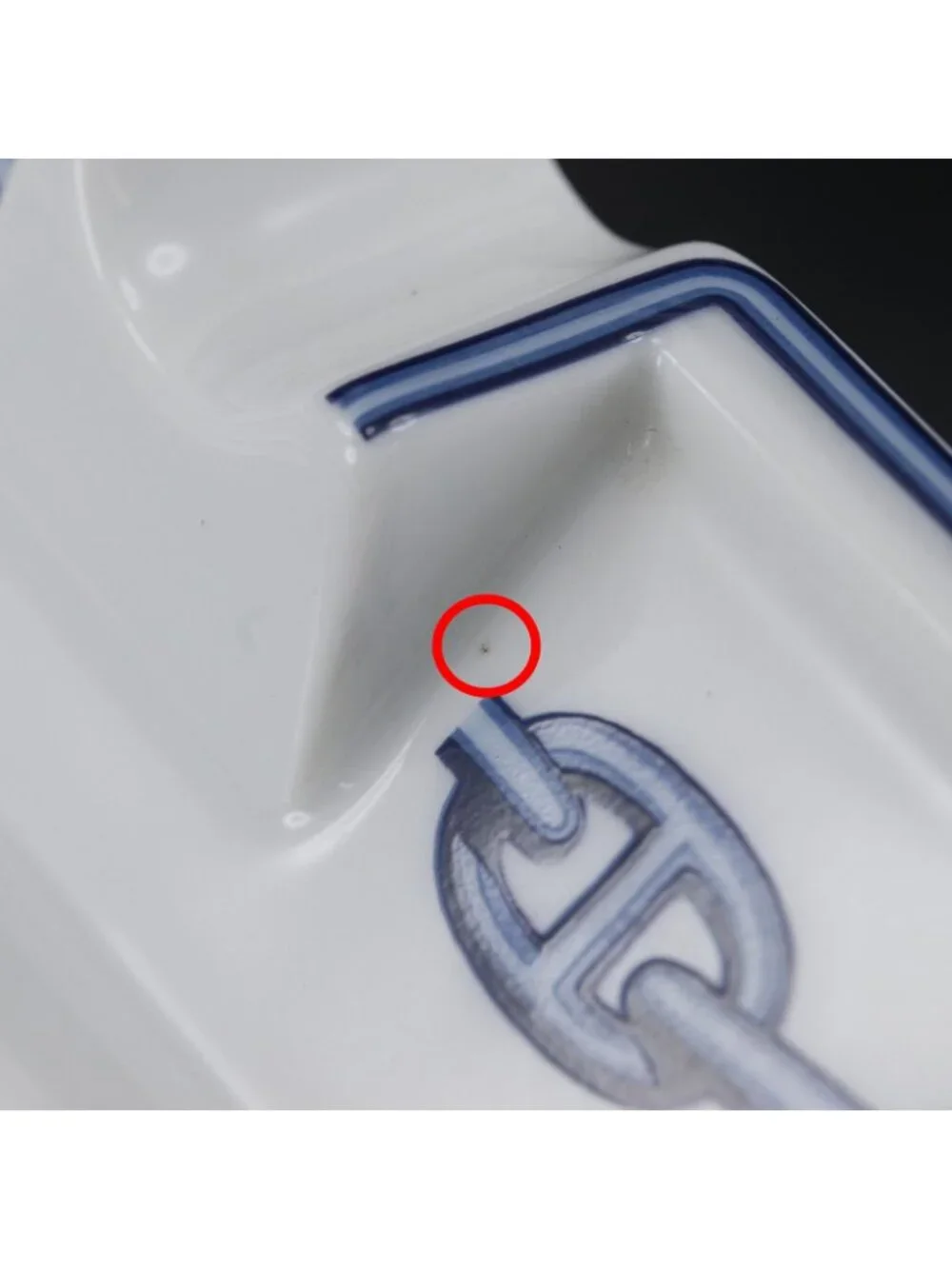 Hermes Ashtray Chaine D'Ancre Ceramic